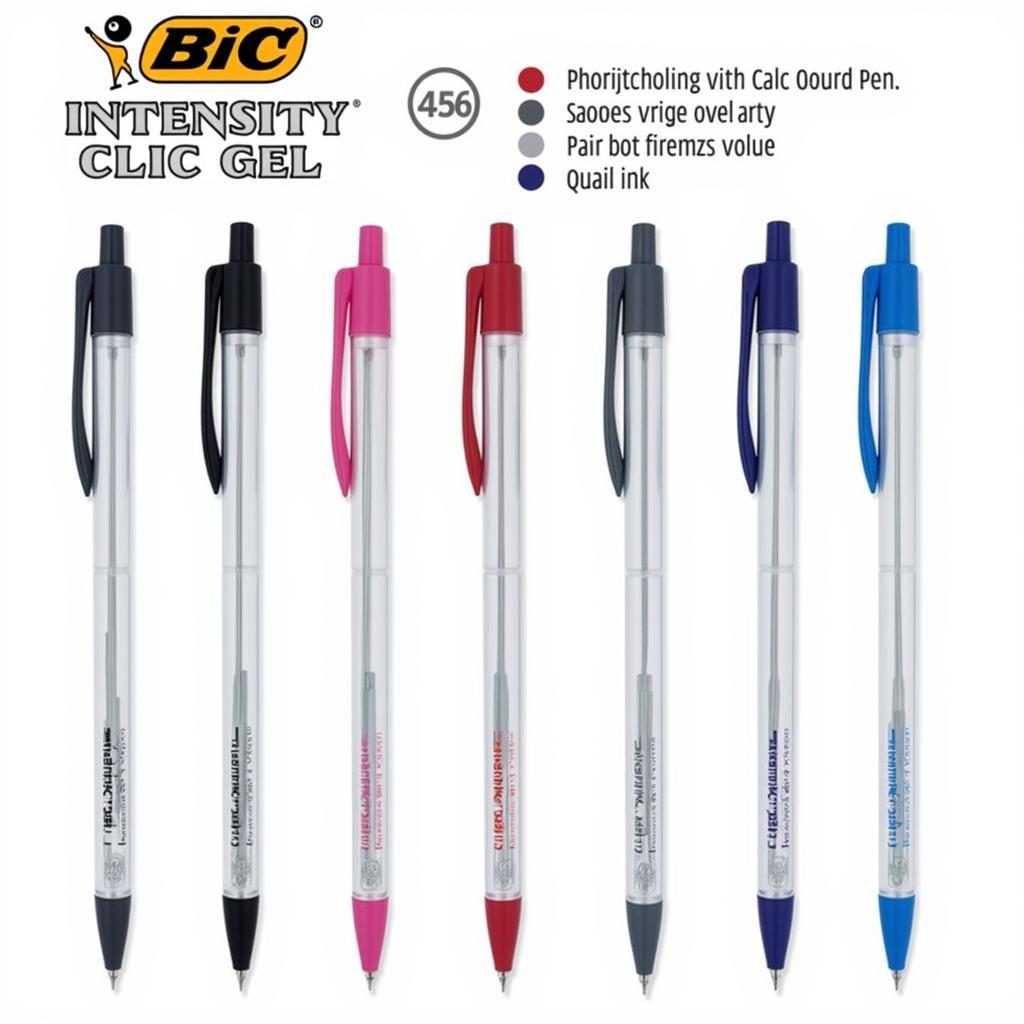 Bic Intensity Clic Gel Pen Variety