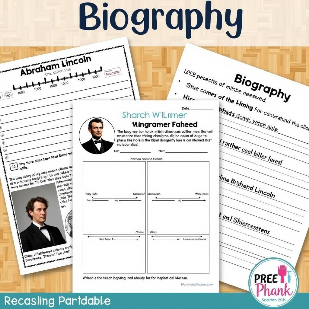 Free Printable Biography Worksheet Examples