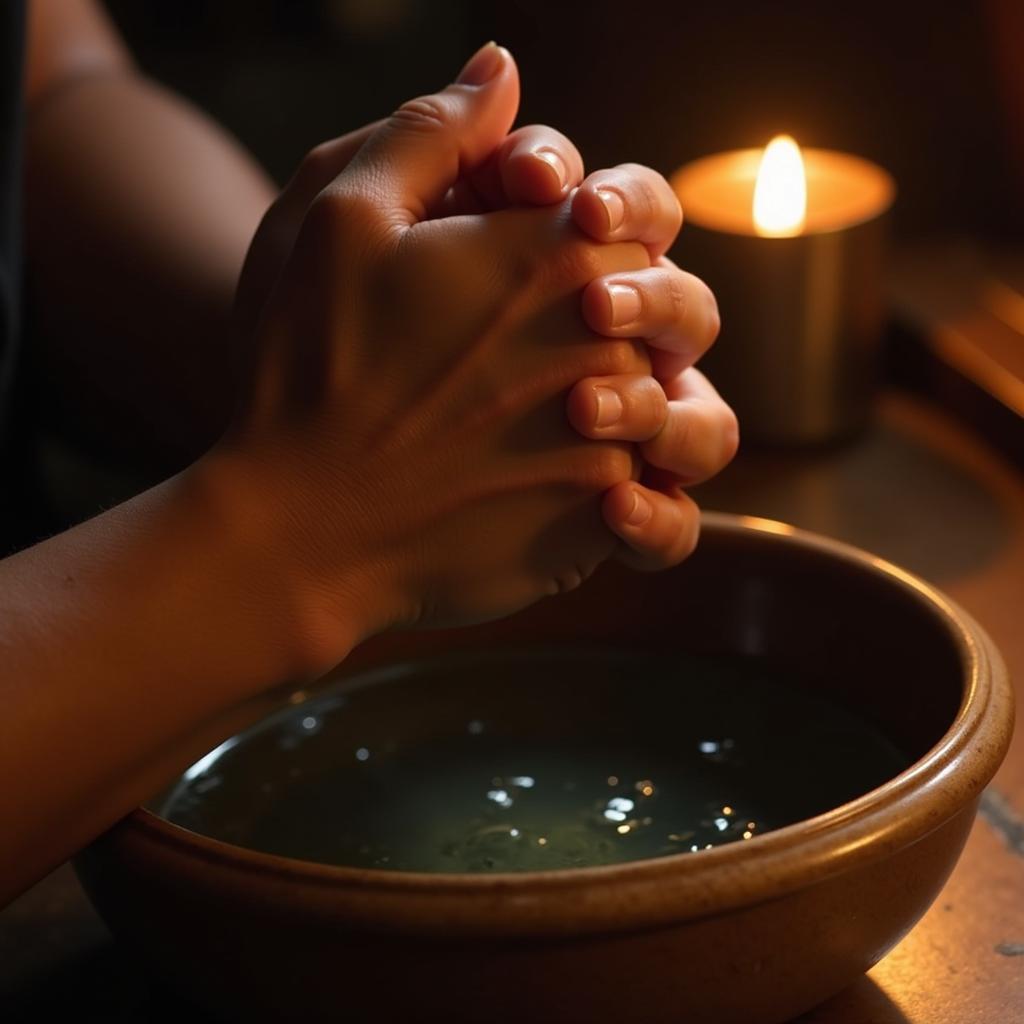 Blessing Water at Home