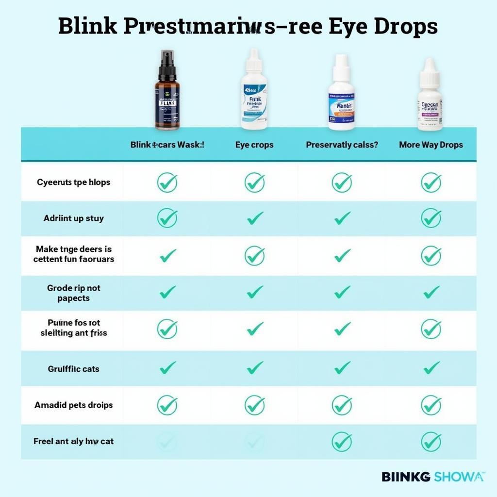 Comparison of Different Blink Eye Drops