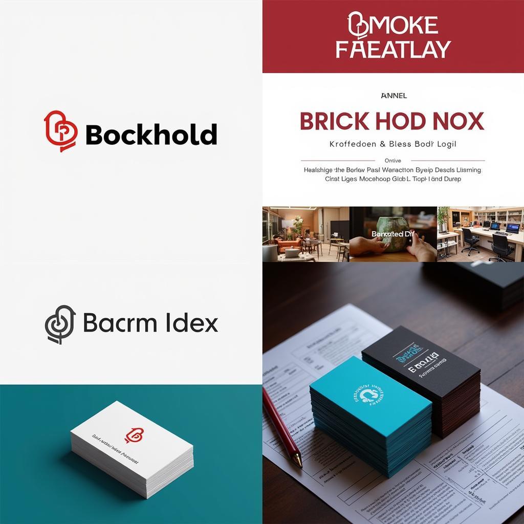 Applications of Bockhold Bold Font in Design