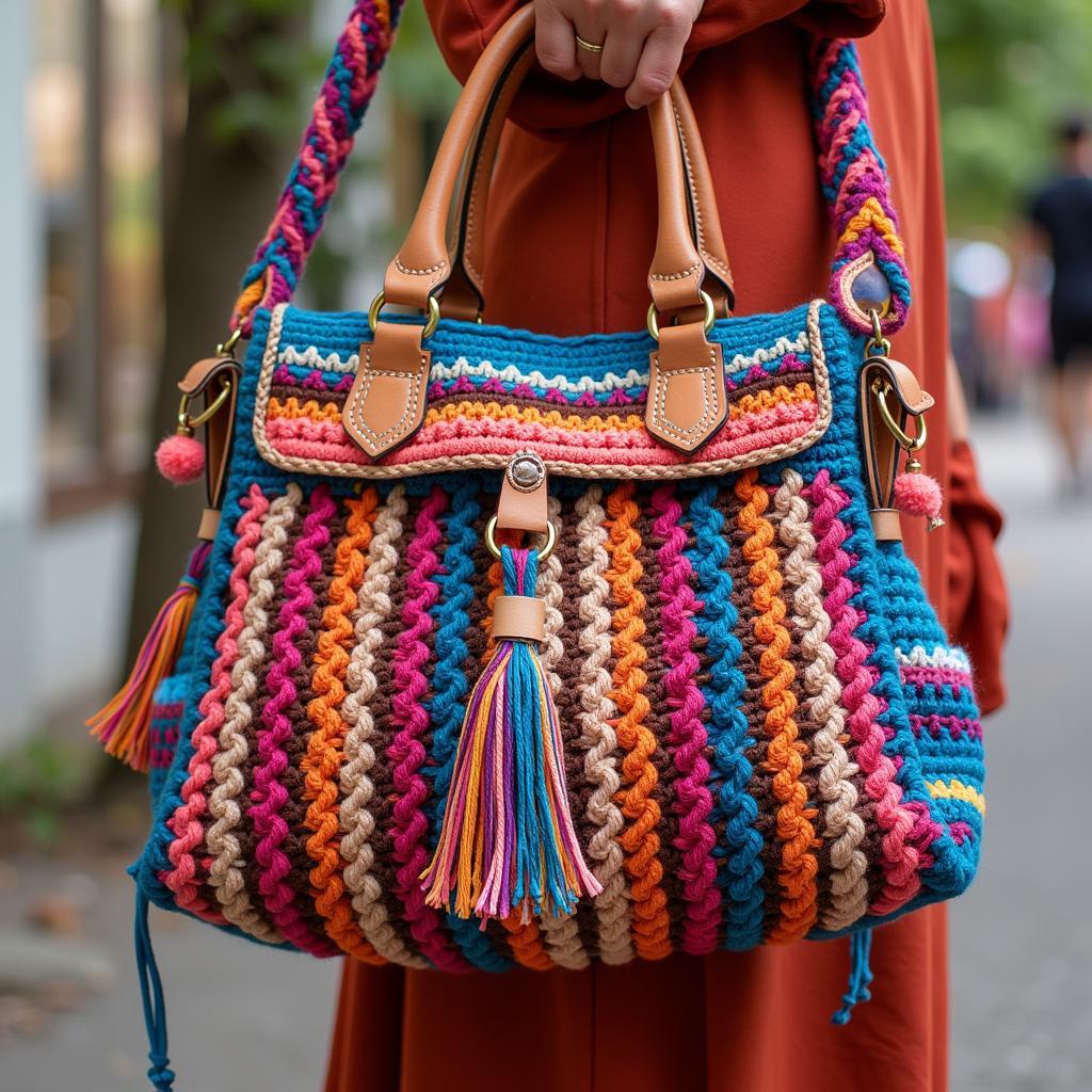 Free Crochet Boho Handbag Pattern