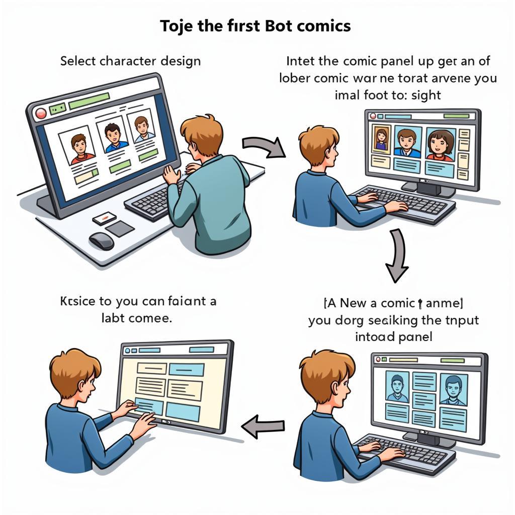 AI-Powered Comic Creation Process