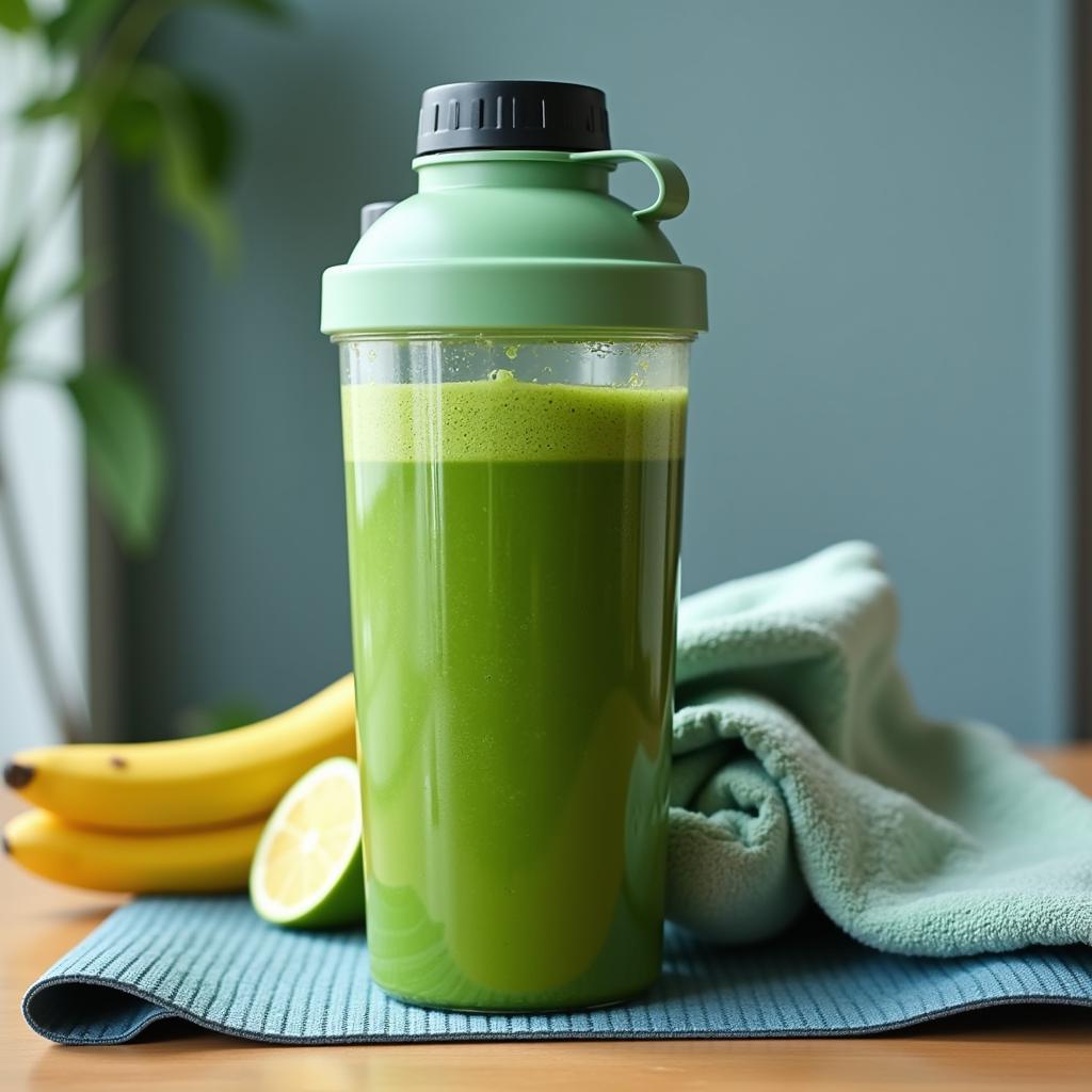 BPA-Free Shaker Bottle with Lectin-Free Smoothie