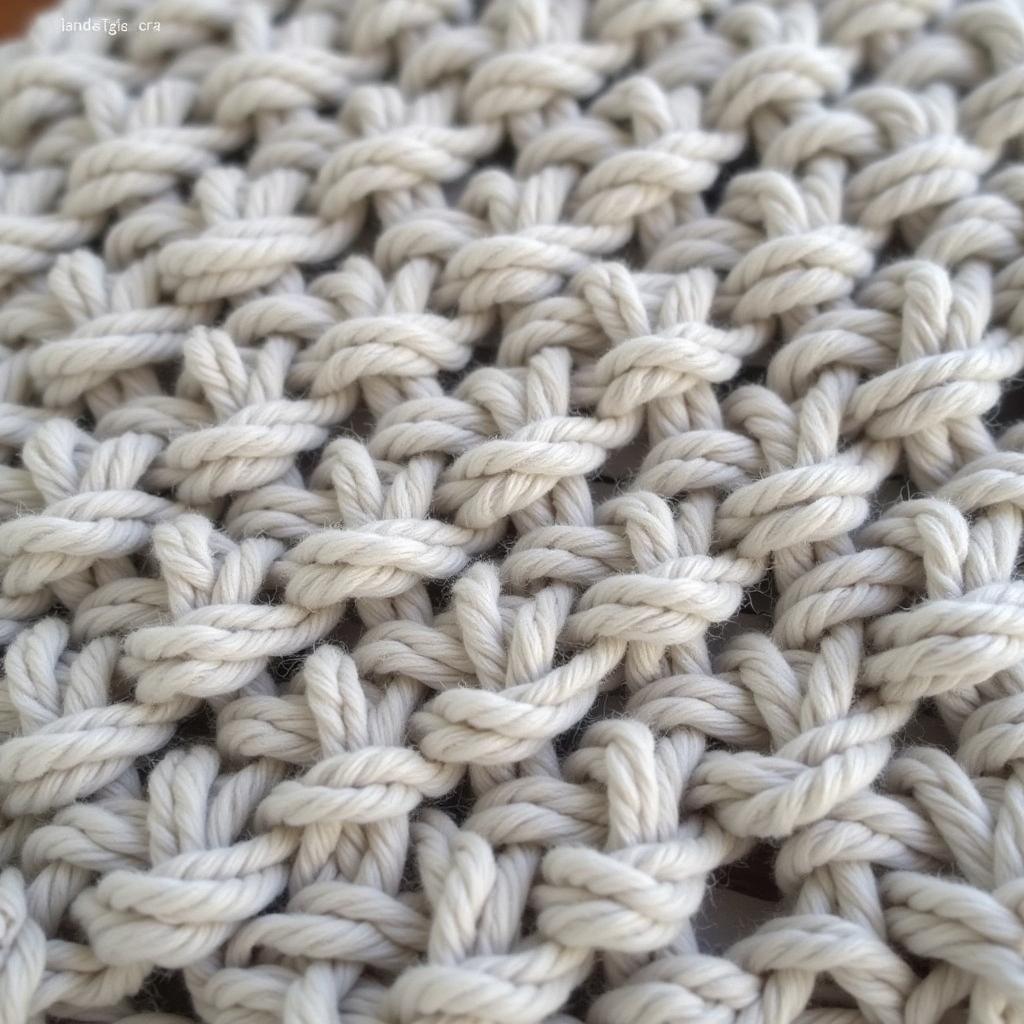 Cozy Bulky Yarn Knit Blanket