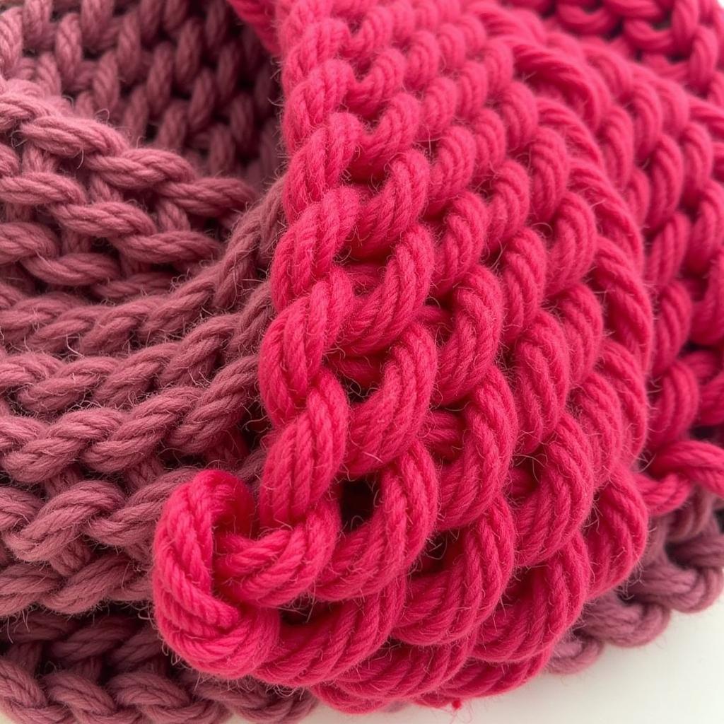 Free Knitting Pattern for a Chunky Scarf