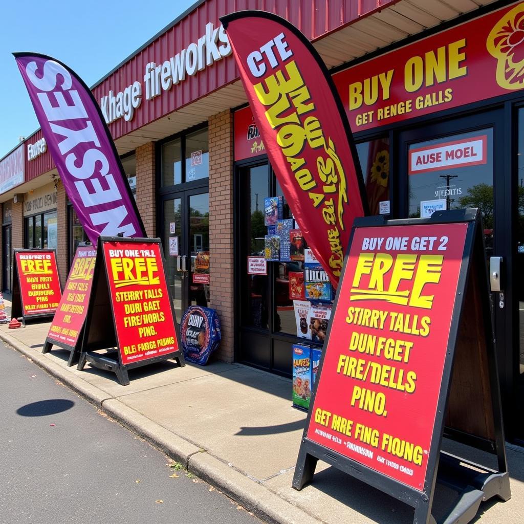 Fireworks Deals Signage