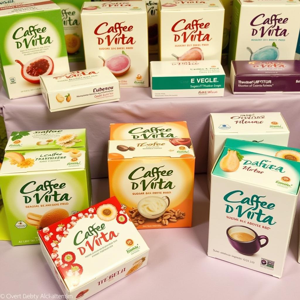 Caffe D'Vita Sugar Free Singles Display