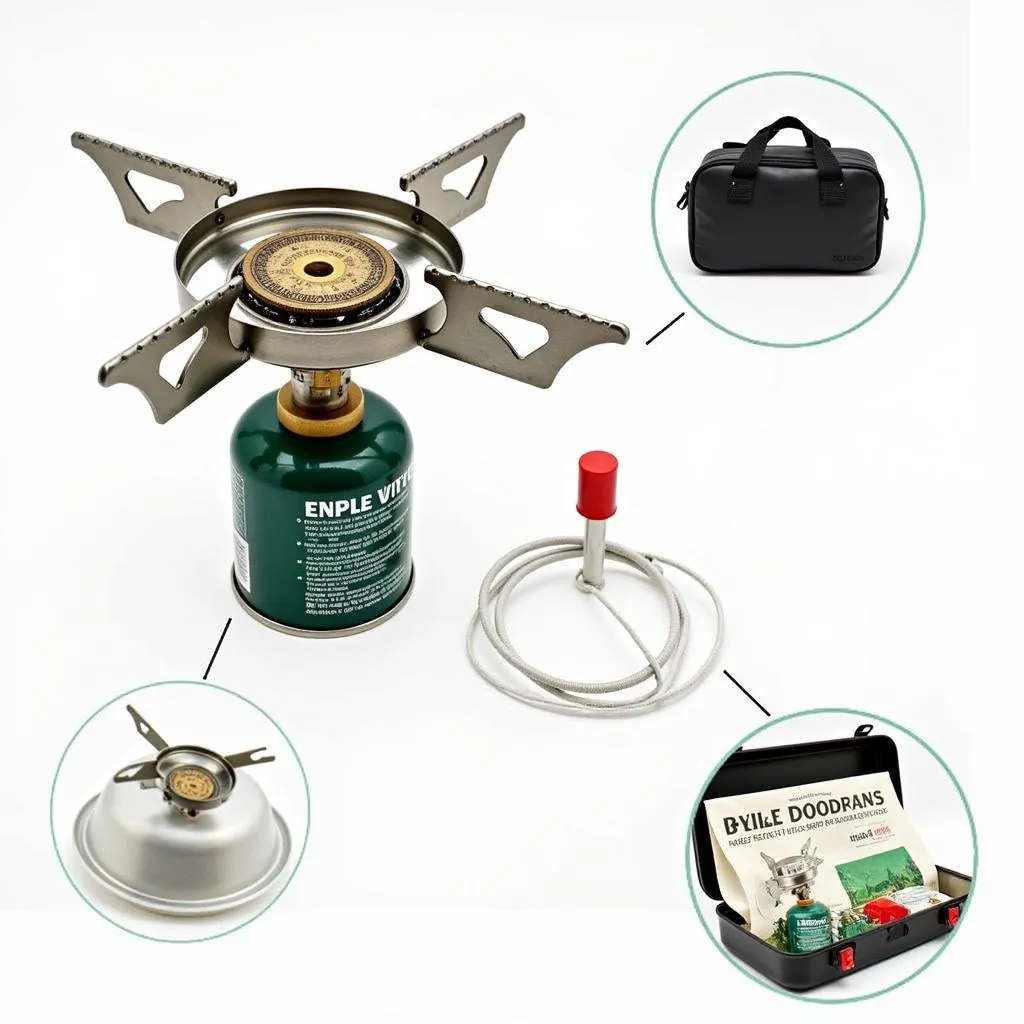 Compact Camp Stove with Foldable Design