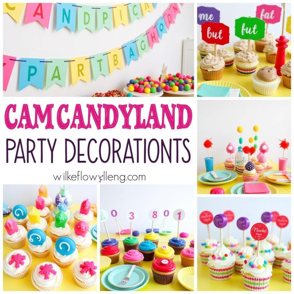 DIY Candyland Party Decorations