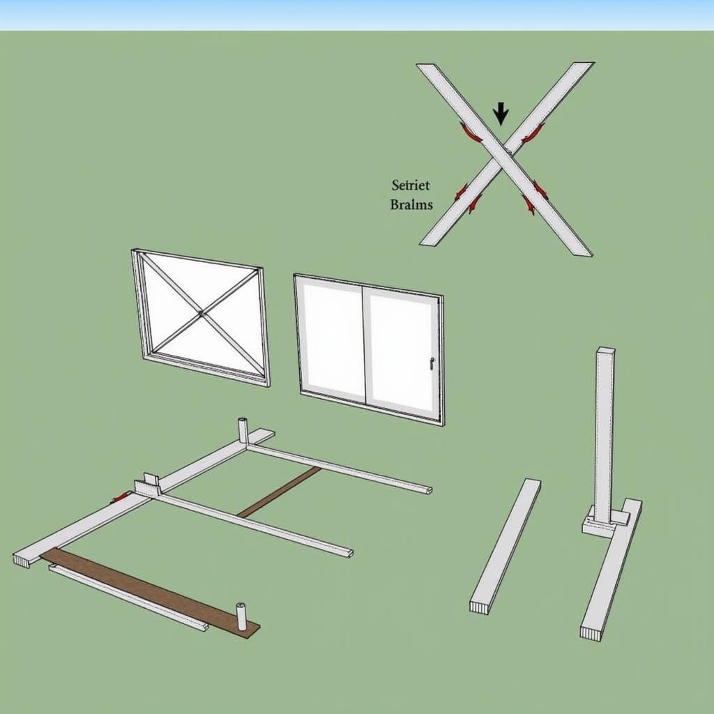  Setting Up Free Standing Cattle Panels