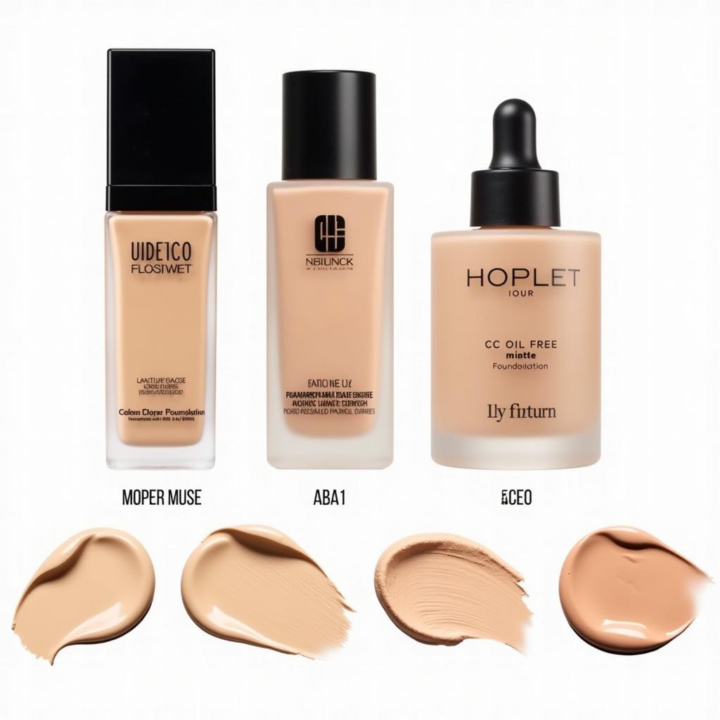 CC Oil Free Matte Foundation Comparison