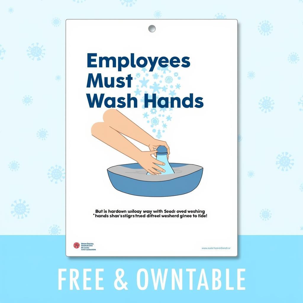 CDC Handwashing Sign