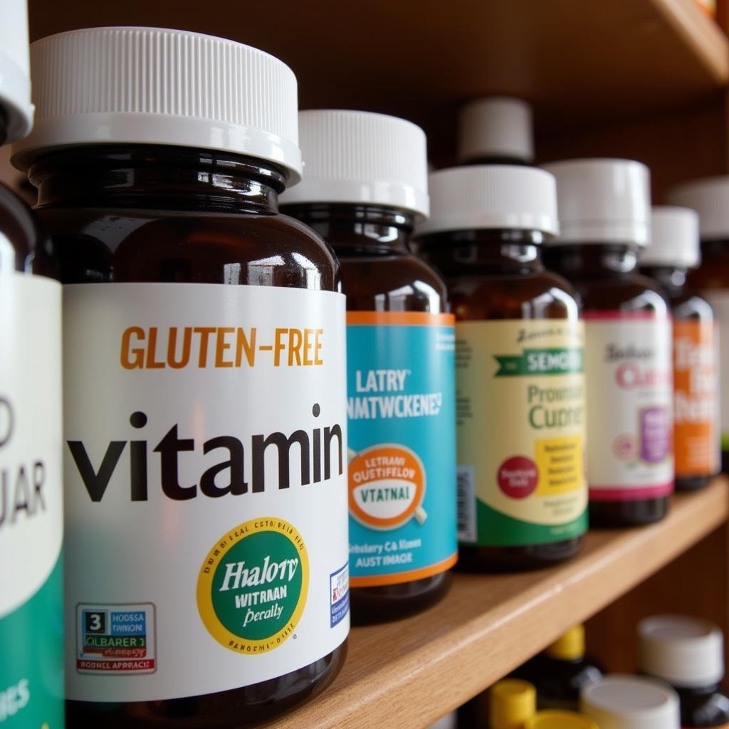 Certified Gluten-Free Vitamin Labels