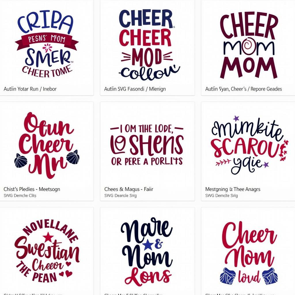 Cheer Mom SVG Designs for Cricut