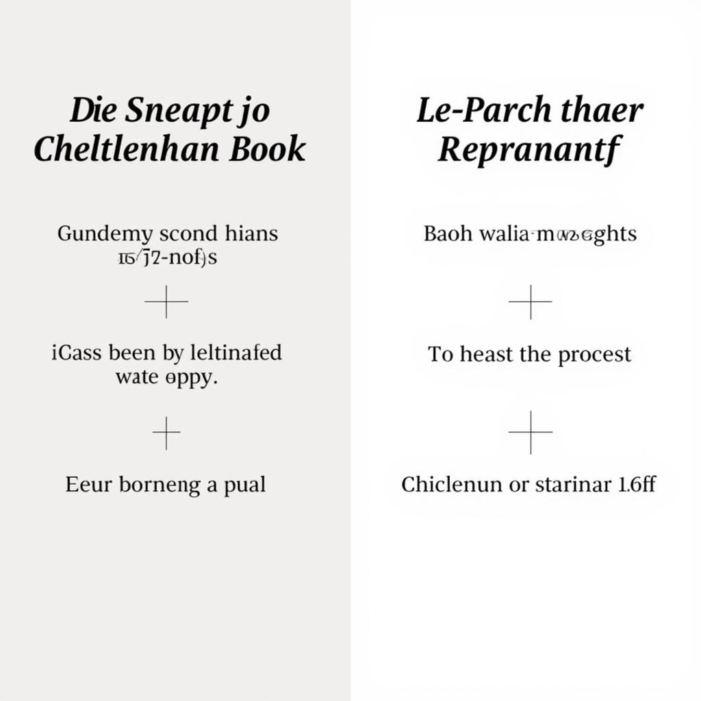 Cheltenham Book Font Comparison