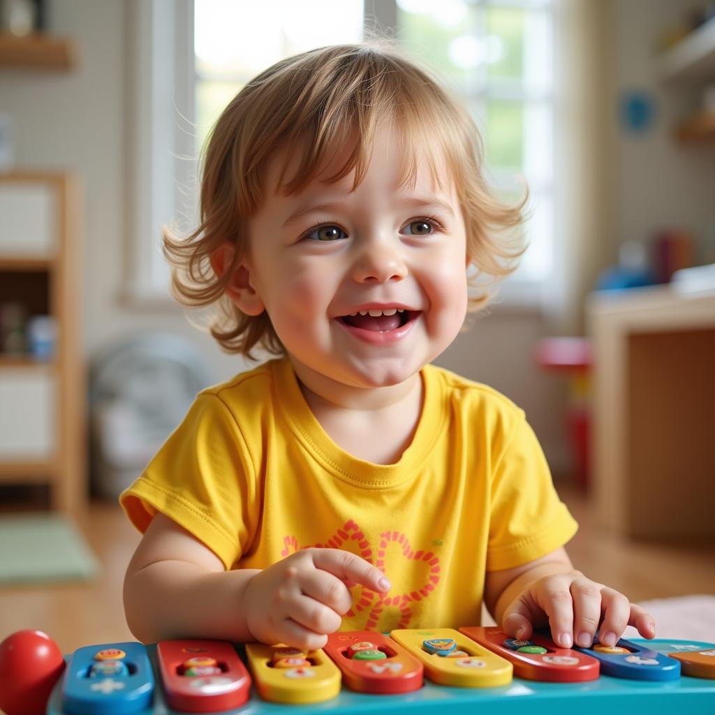 A Young Musician in the Making: Learning "Twinkle Twinkle Little Star"