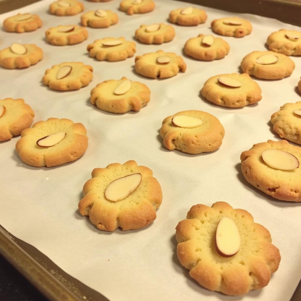 Gluten Free Chinese Almond Cookies Baking