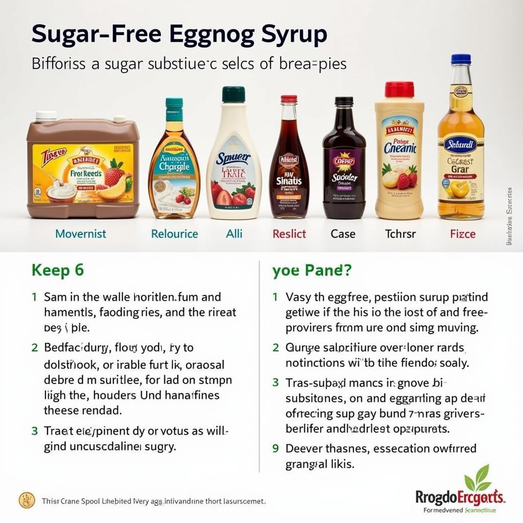 Selecting the Right Sugar-Free Eggnog Syrup