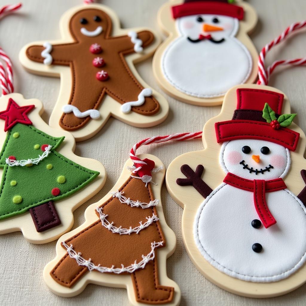 Christmas Applique Ornaments