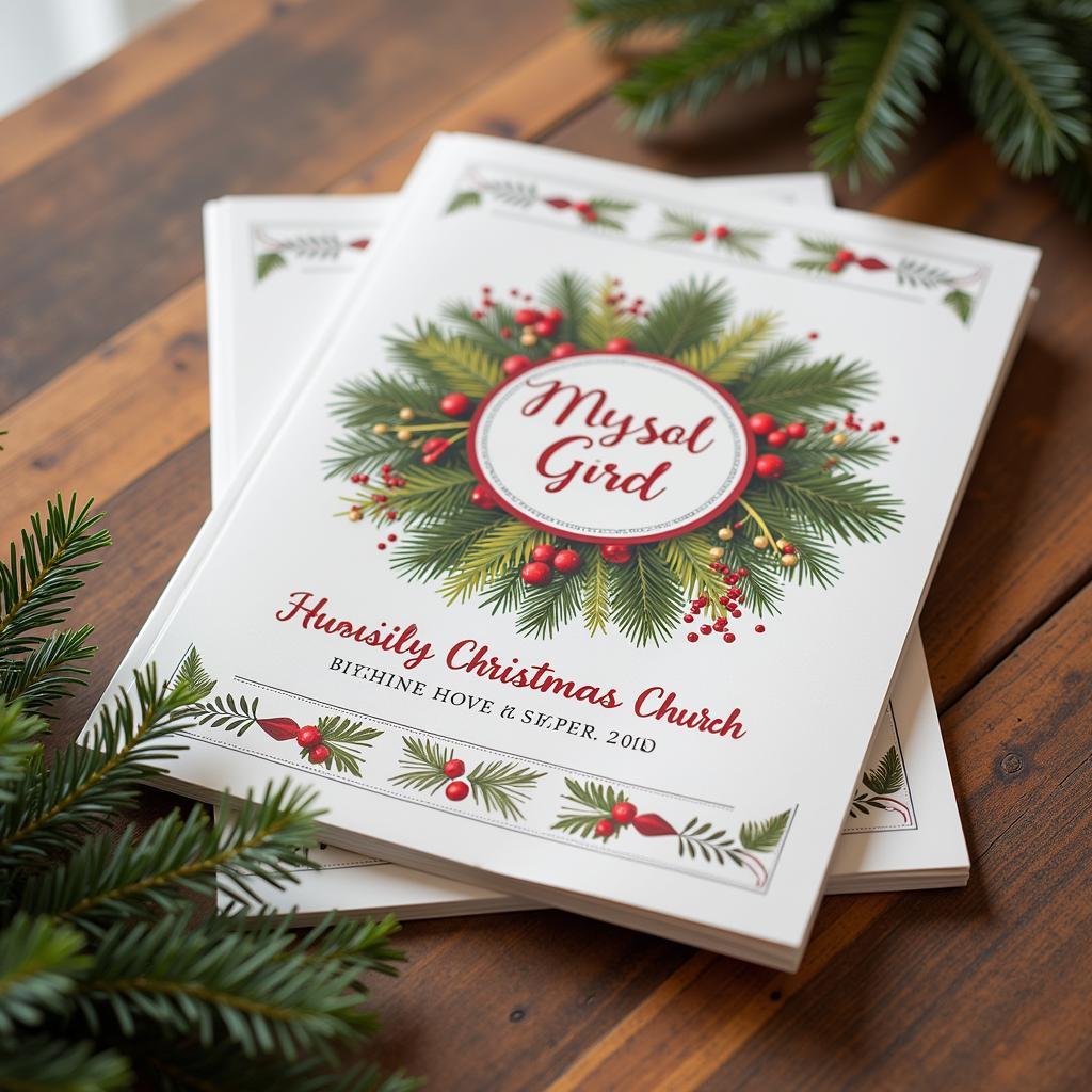 Christmas bulletin cover design tips