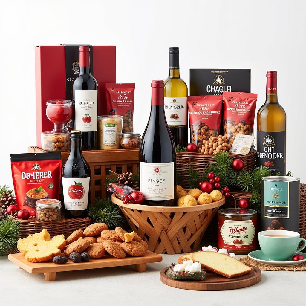 Festive Christmas Gift Baskets