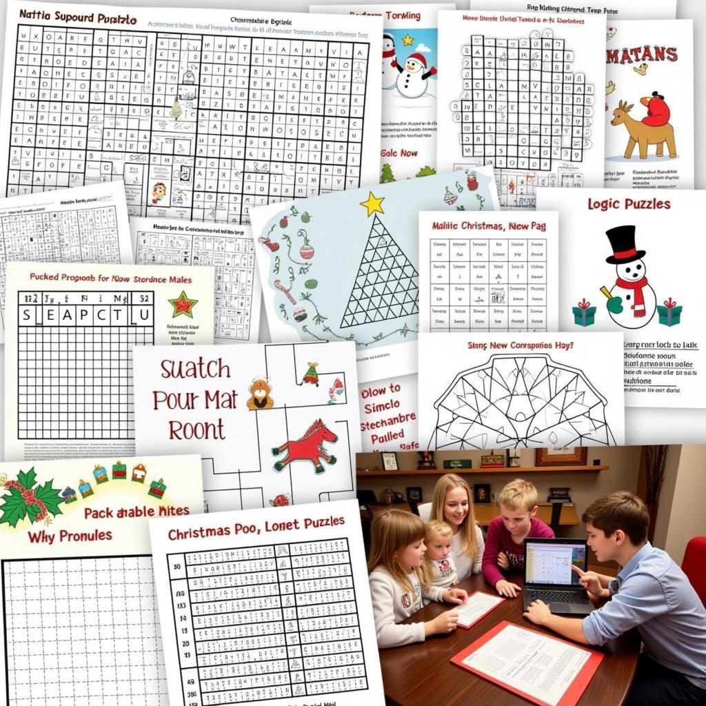 Variety of Christmas Logic Puzzles Available for Free