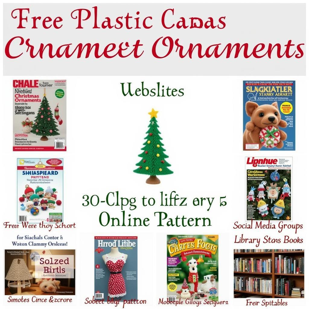 Free Christmas Plastic Canvas Pattern Resources