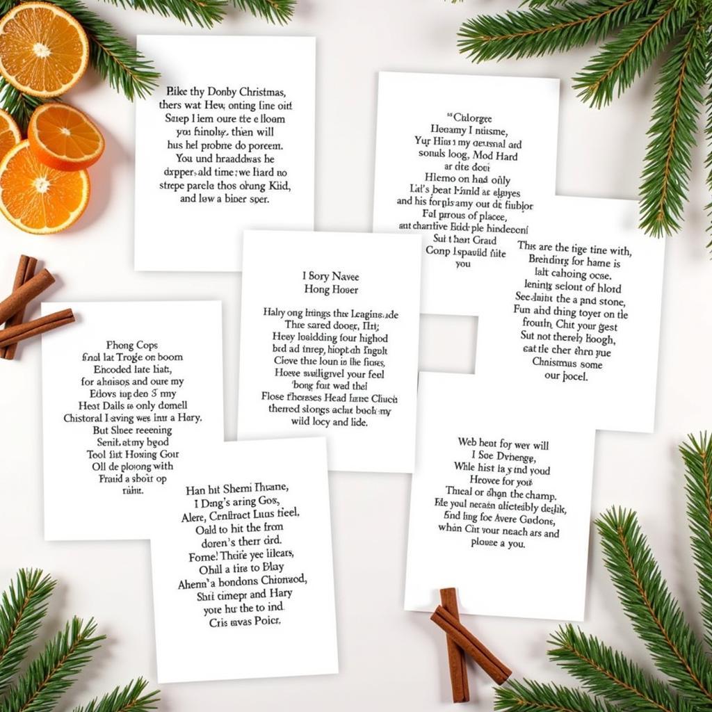 Collection of Christmas poems