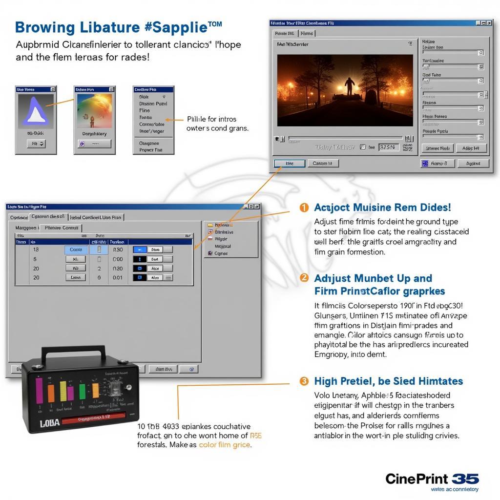 CinePrint 35 Interface