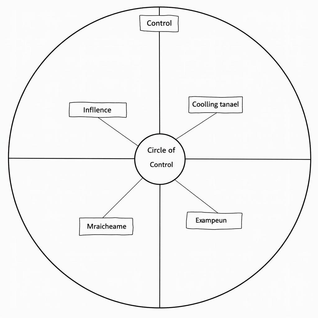 Circle of Control Worksheet Example