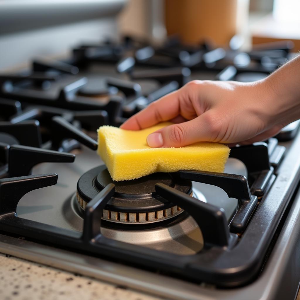 Cleaning Free Standing Propane Stove Burners