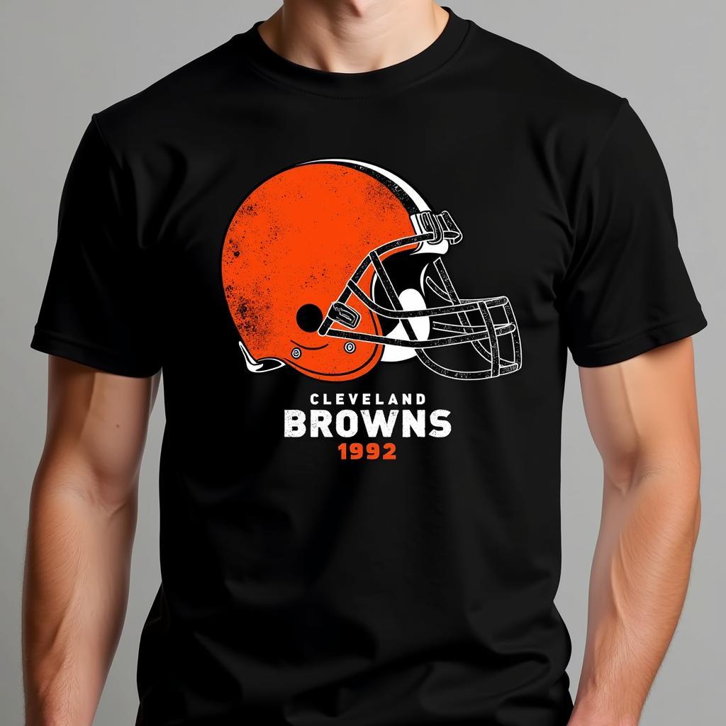 Custom Cleveland Browns t-shirt design using SVG