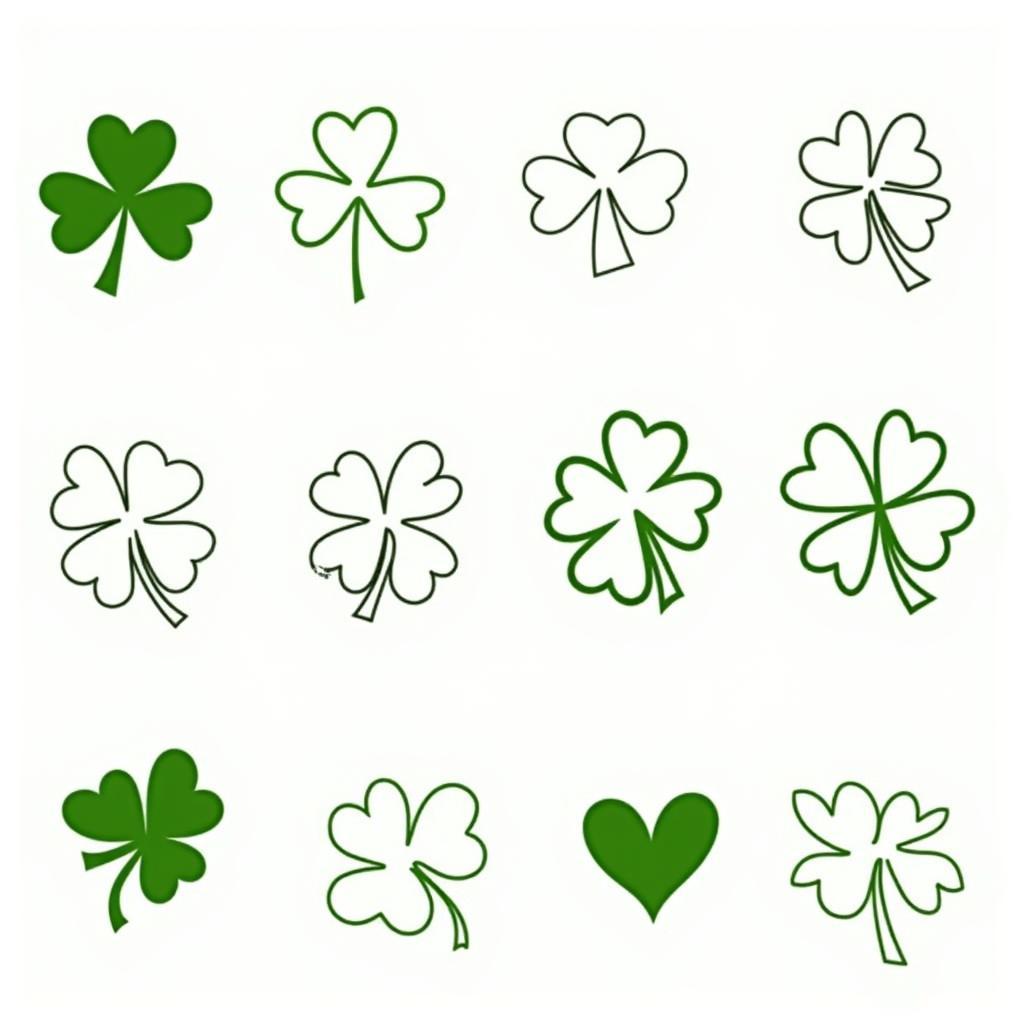 Free Clover SVG Examples