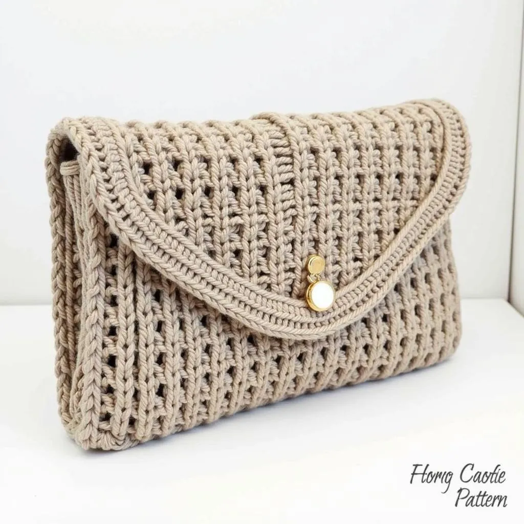 Free Knitting Pattern for a Trendy Clutch 