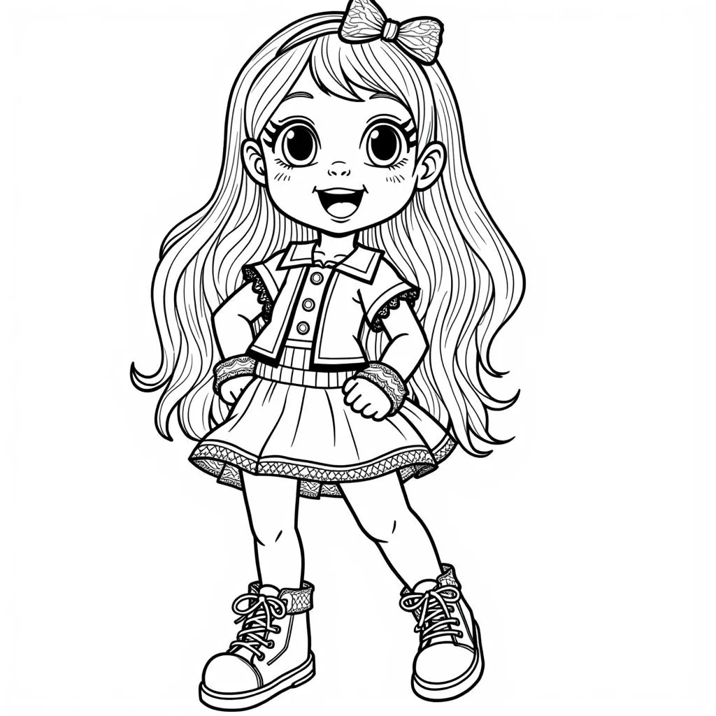 Cocomelon Coloring Page: Yo-Yo