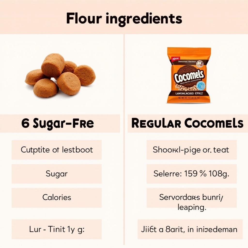 Cocomels Sugar Free vs. Regular Cocomels