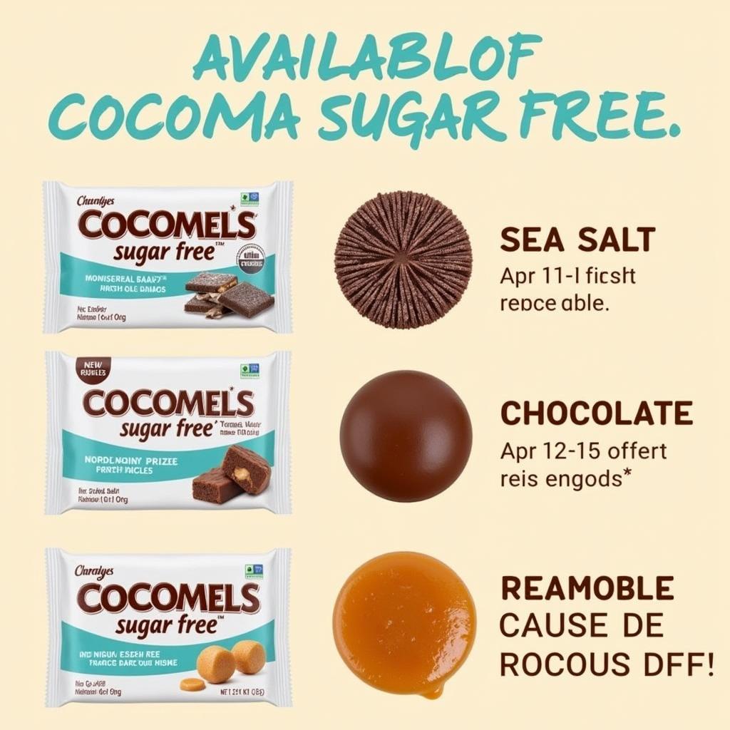 Cocomels Sugar Free Flavor Variety