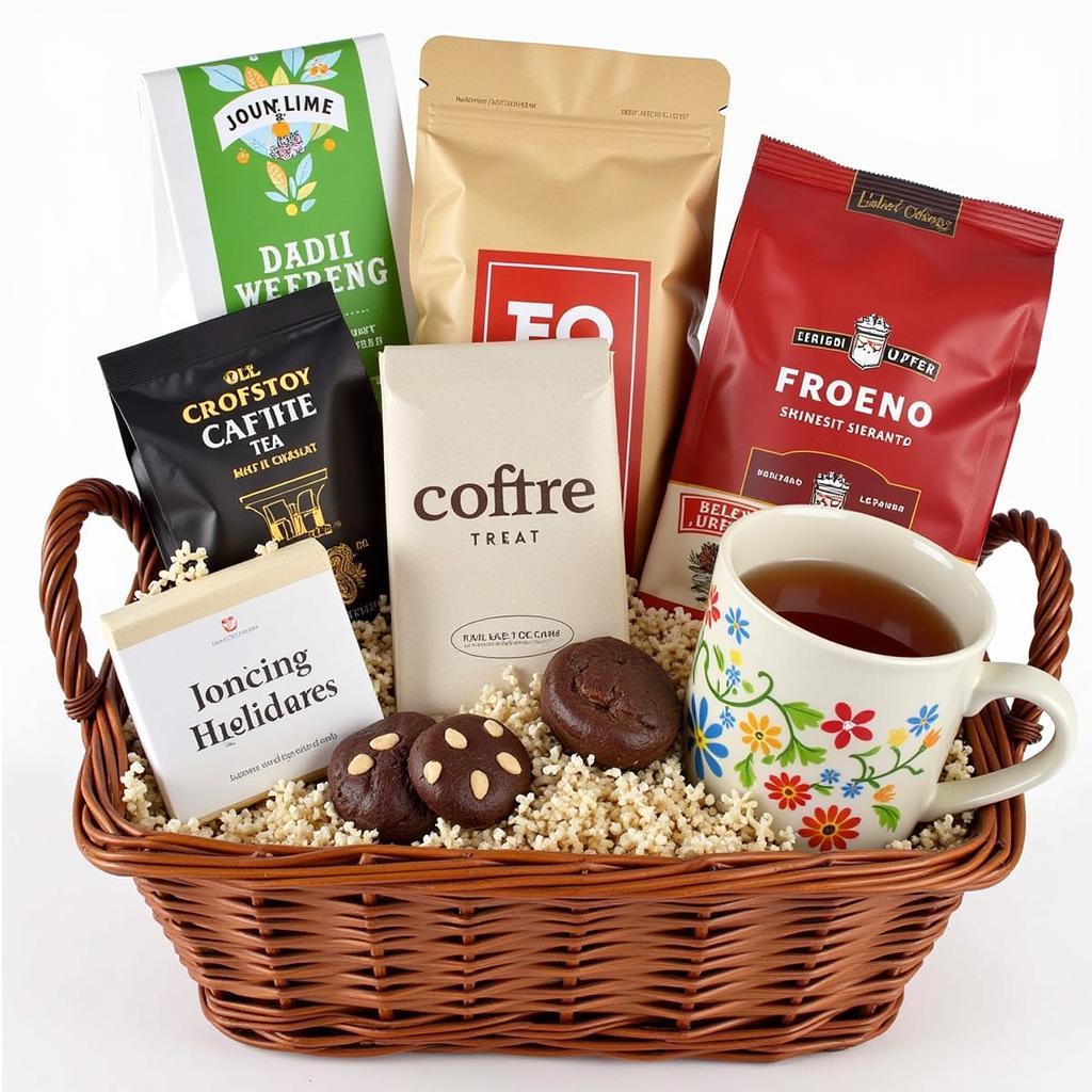 Warm & Cozy Coffee & Tea Gift Basket 