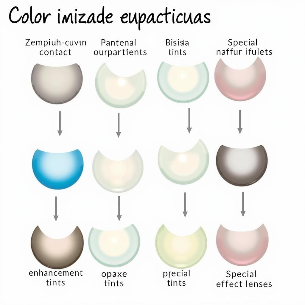 Variety of Colored Contact Lenses