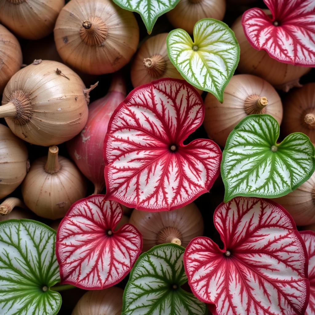 Assortment of Caladium Bulbs