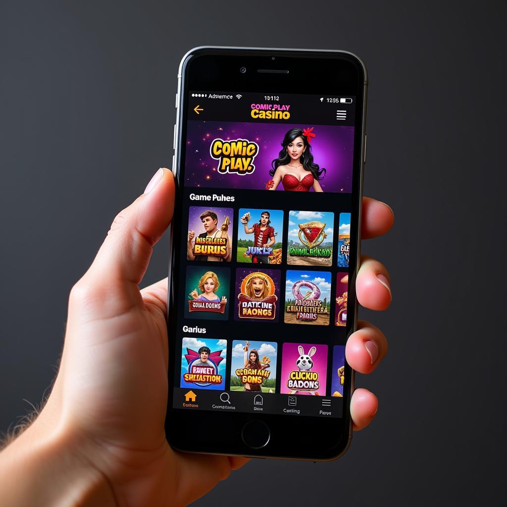 Comic Play Casino Mobile App