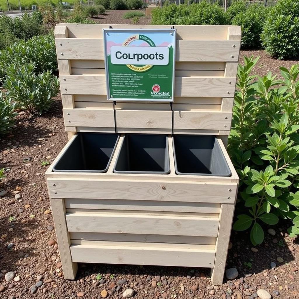 Community Garden Compost Bin