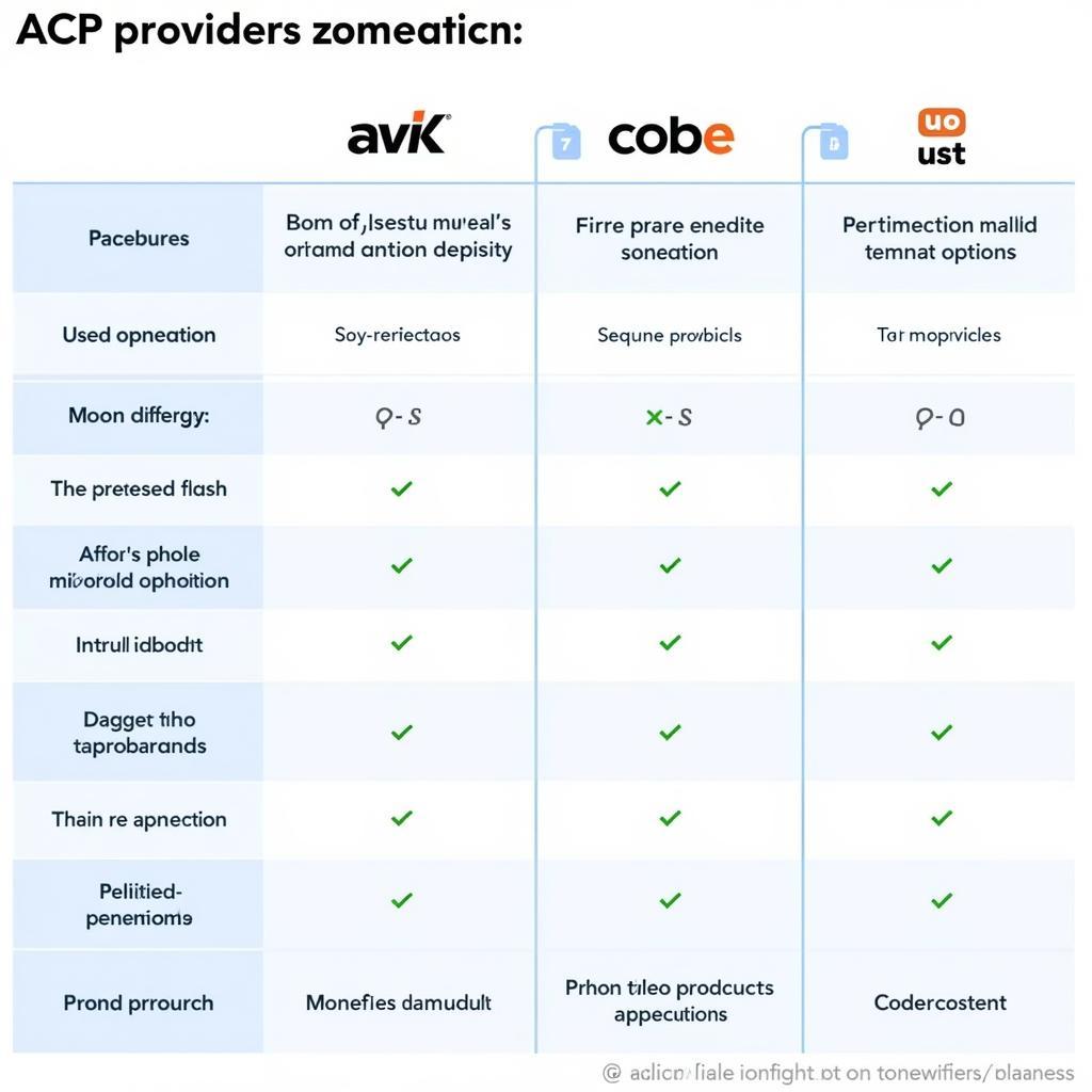 Comparing ACP Phone Plans