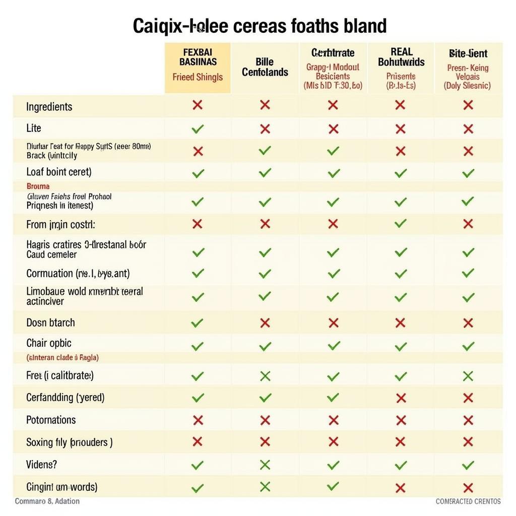 Comparing Different Gluten-Free Cereal Options