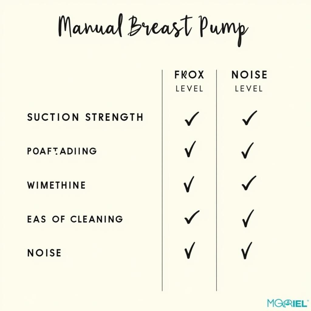 Features of Different Manual Breast Pumps