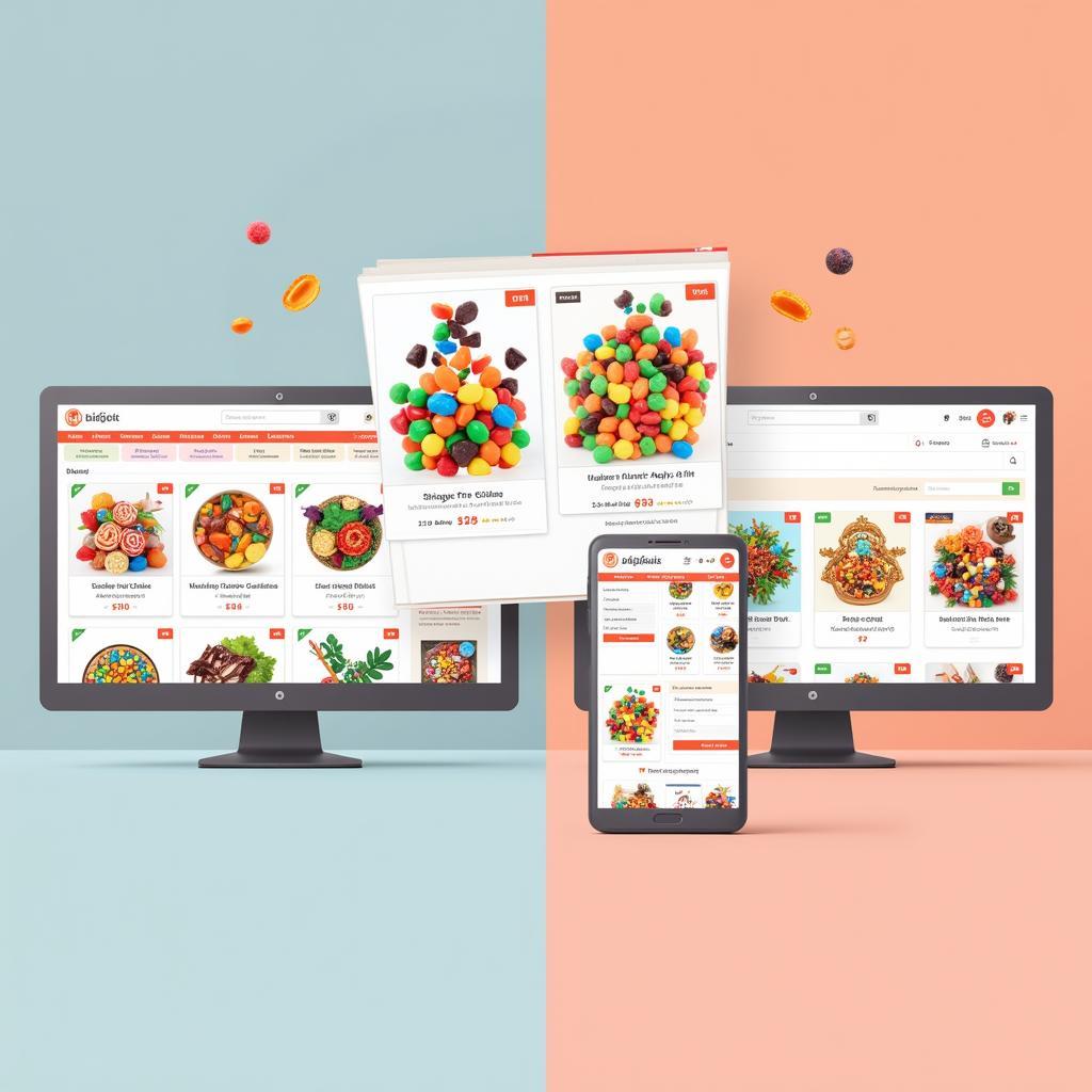 Comparing Online Candy Stores