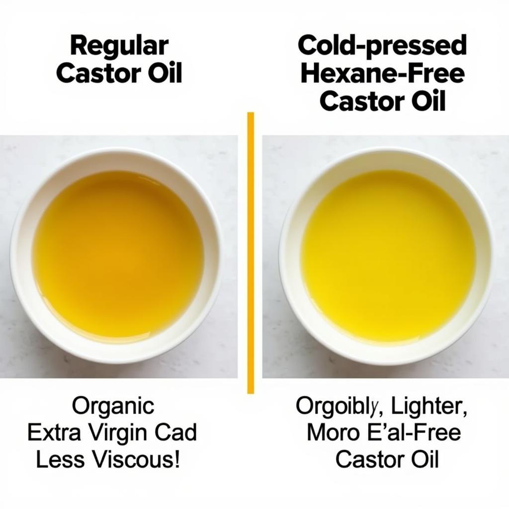 Comparing Regular and Organic Castor Oil