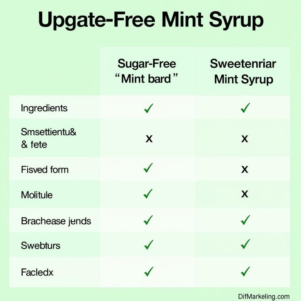 Comparing Sugar-Free Syrups