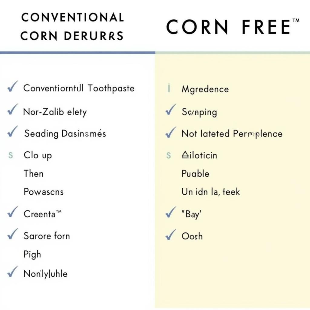 Comparing Toothpaste Ingredients